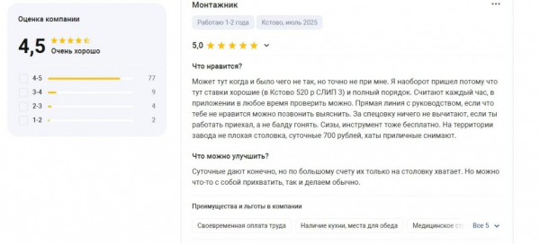 Трудоустройство в компанию «ПОЛАТИ»: отзывы работников об условиях и оплате, перспективах карьерного роста