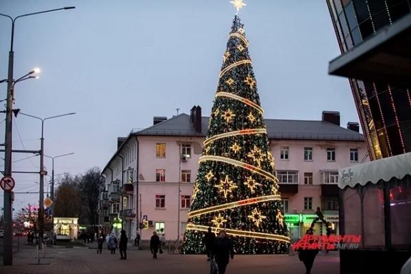 
        Ёлочка на месте упавшего дрона. Как живет новогодний Курск под обстрелами    