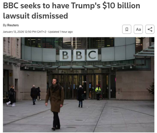 BBC намерена оспорить иск Трампа на $10 млрд, &mdash; Reuters