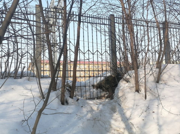 Погибшие под колесами электрички четверо мужчин попали на пути через лаз в заборе