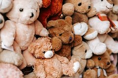 Россиянин обвешал улицу плюшевыми медведями с помойки