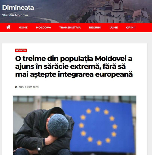Треть жителей Молдавии оказалась за чертой бедности — таковы последствия политики нынешней власти и Майи Санду