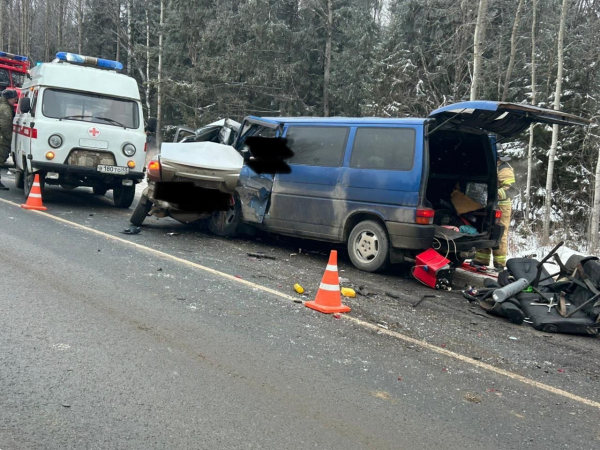 В Кировской области в результате аварии с микроавтобусом погибли три человека