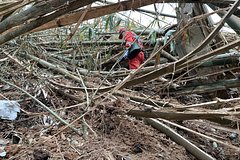 В Китае сошел крупный оползень